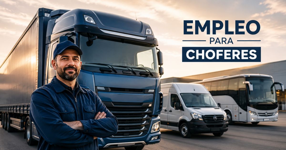 Empleo para Choferes: Vacantes en Transporte, Logística y Distribución
